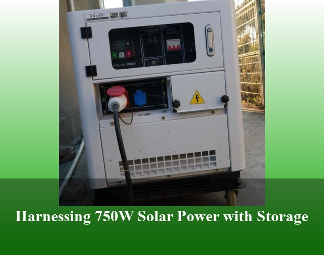 Harnessing 750W Solar Power with Storage